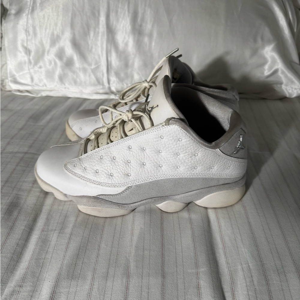 White and Gray Sneakers